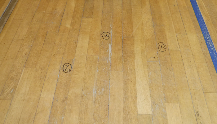 床板の不良箇所