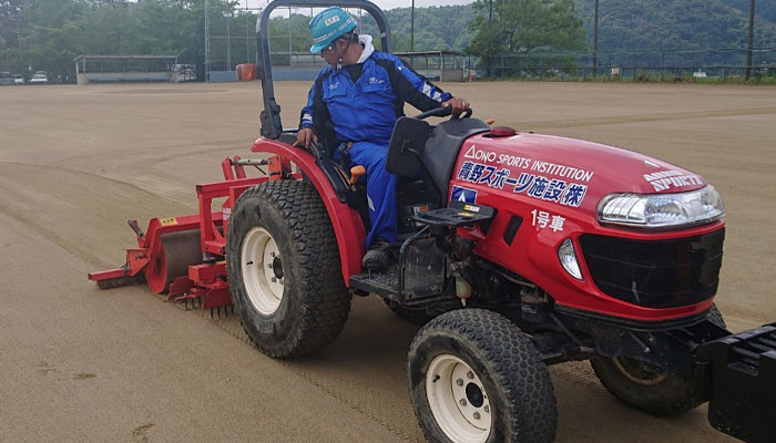 竜田運動公園グラウンド整備工事 - グラウンド・テニスコート