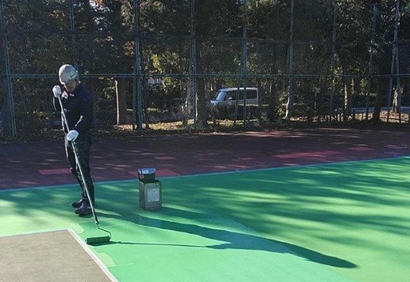 ソリッドコートT塗布（1回目）
