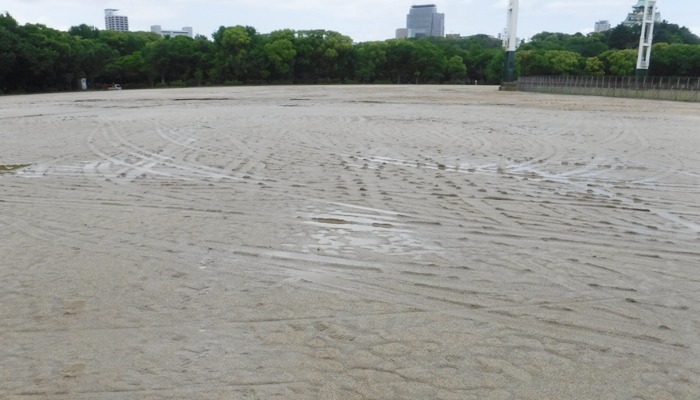 着工前の太陽の広場