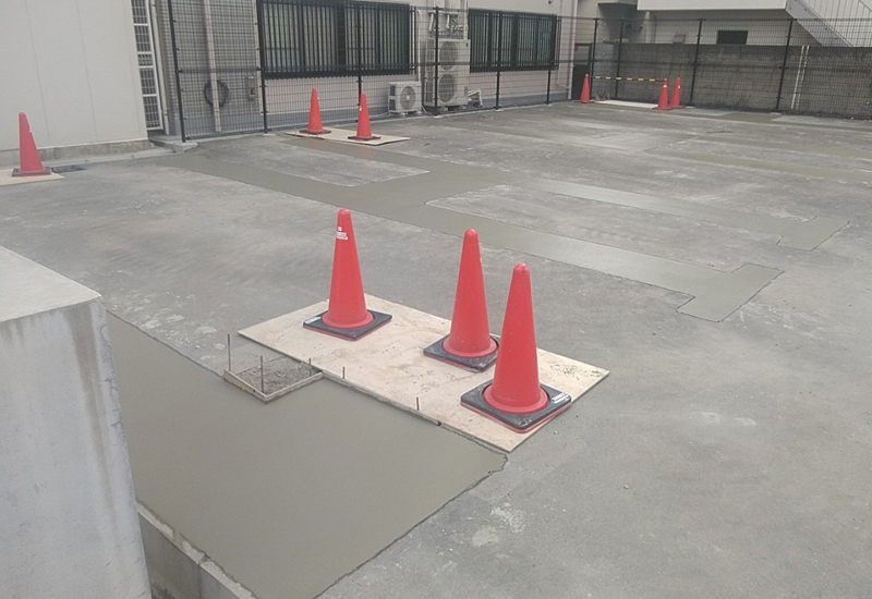 コンクリート打設完了