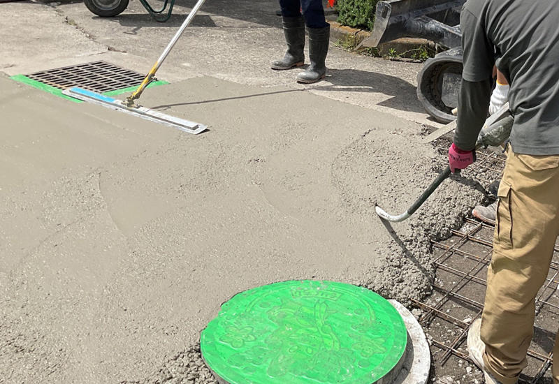 コンクリート打設状況