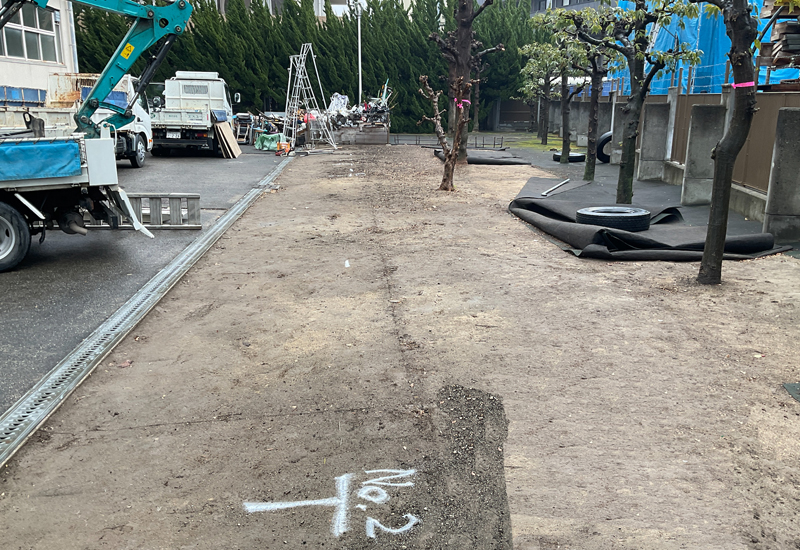 着工前（守口東高校）