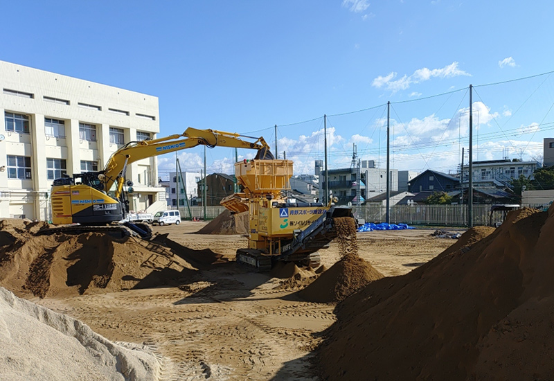 コンピューター制御式ミキシングマシンでの2次混合