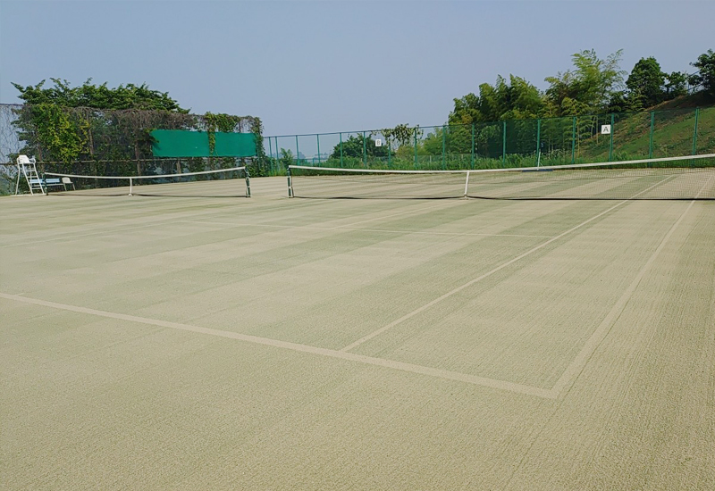 テニスコートメンテナンス